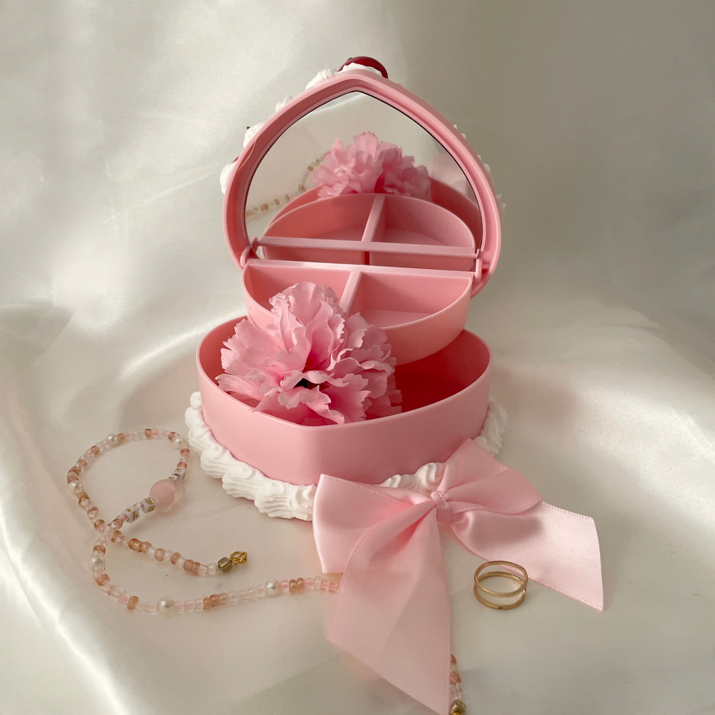 Pretty In Pink Fake Cake Jewelry Box