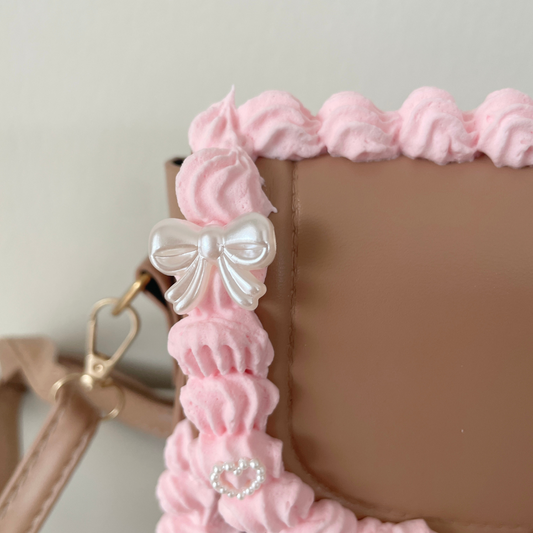 Choco Floral Crossbody Fake Cake Purse