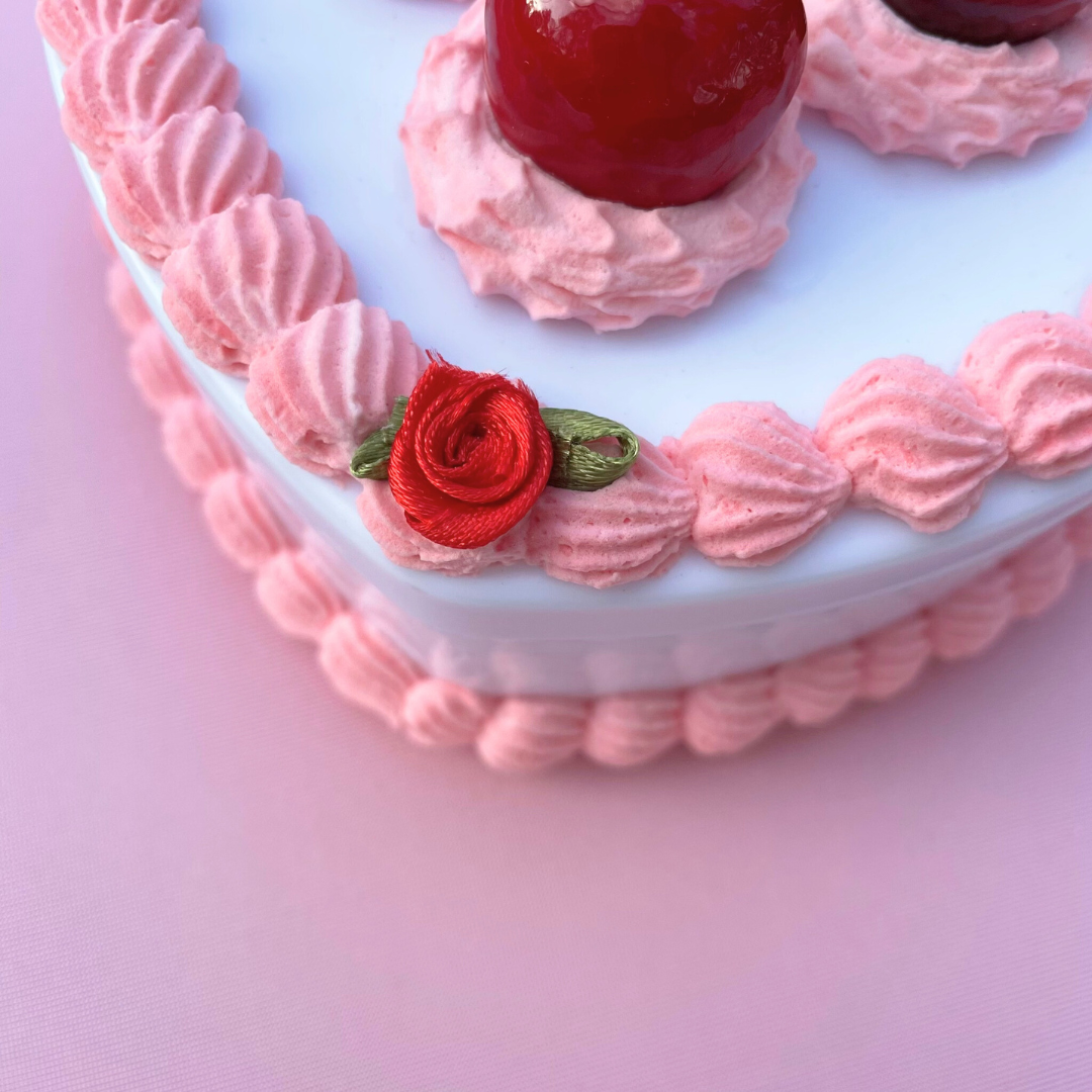 Cherrylicious Fake Cake Jewelry Box