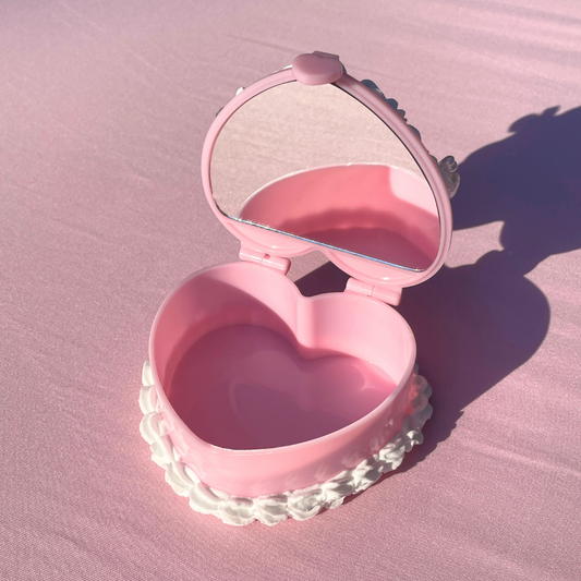 Strawberry Confetti Fake Cake Jewelry Box