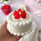 Raspberry Zippered Fake Cake Jewelry Box