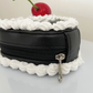 Simple Black Cherry Zippered Jewelry Box