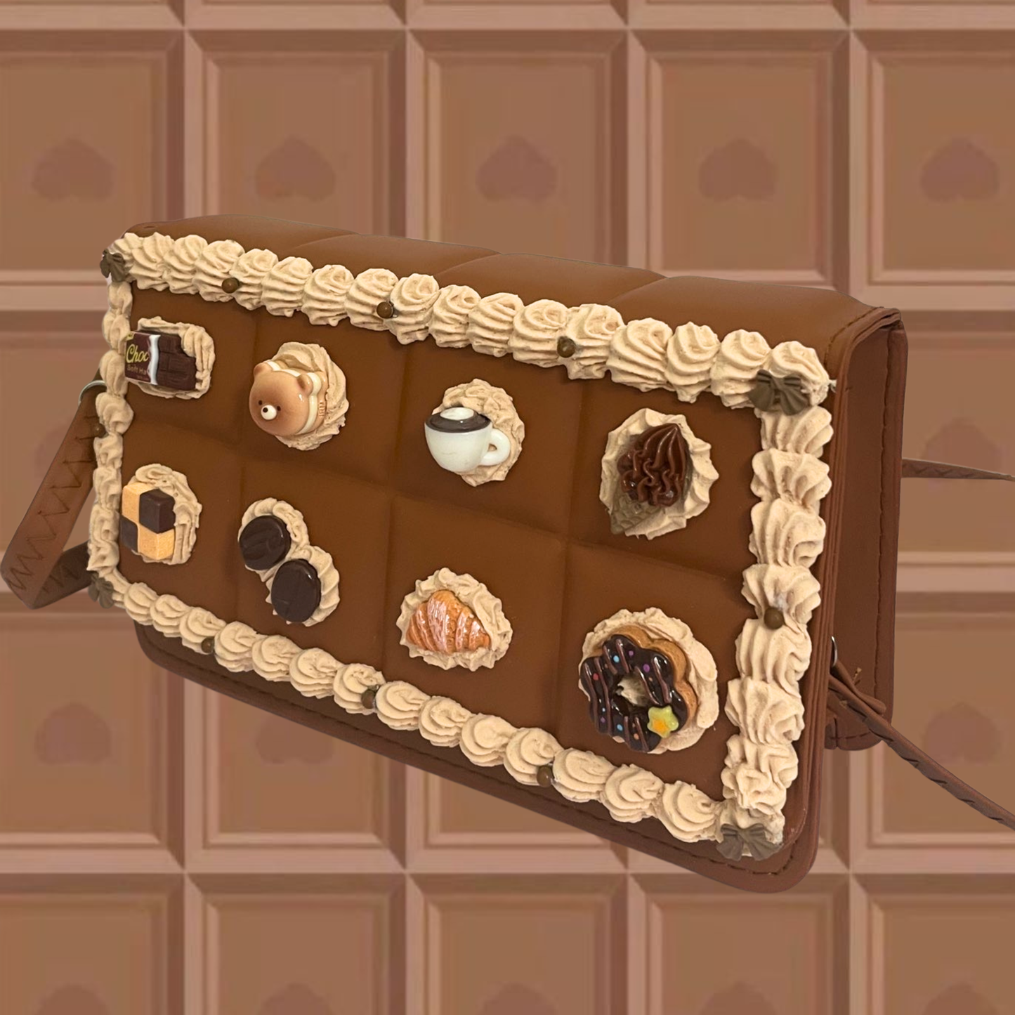Chocolate x Coffee Crossbody Fake Cake Handbag