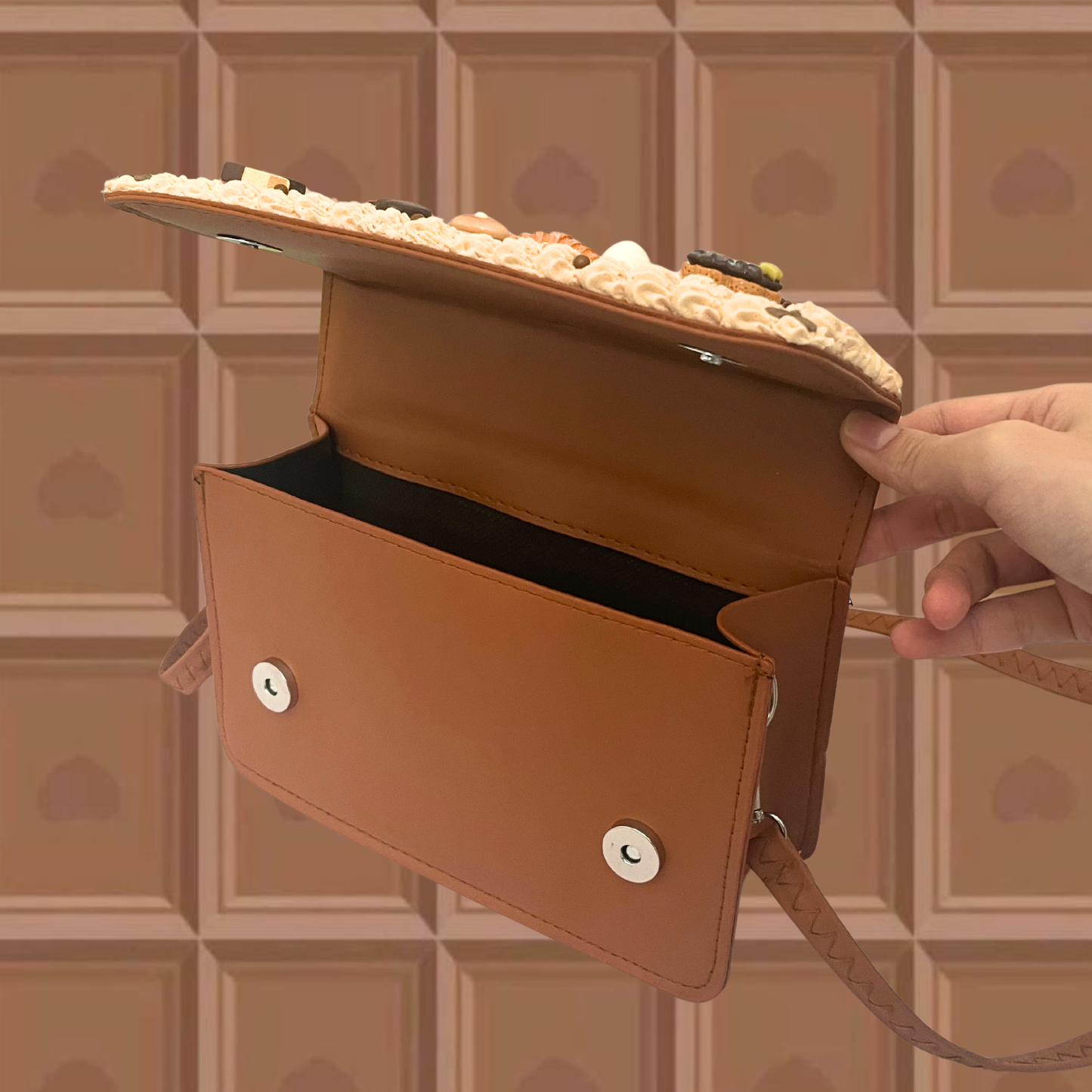 Chocolate x Coffee Crossbody Fake Cake Handbag