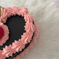 Sweet Black Zippered Fake Cake Jewelry Box