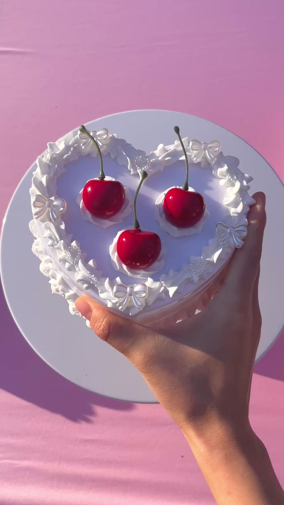 White Cherry Faux Cake Jewelry Box – Crafty Dessert